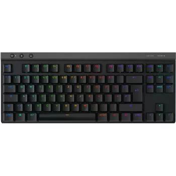 Logitech G G515 - Πληκτρολόγιο - LIGHTSPEED - TKL - Οπίσθιος φωτισμός - ασύρματο - 2,4 GHz, Bluetooth, USB - QWERTZ - Γερμανικό - Διακόπτες πλήκτρων: GL Li