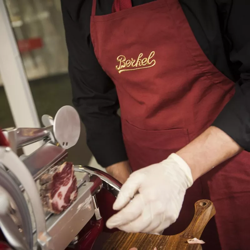 Ποδιά κουζίνας Berkel DV7700 Unisex Κόκκινο Βαμβάκι