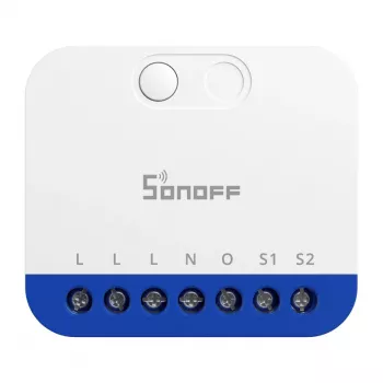 Έξυπνος μίνι dimmer controller Wi-Fi Sonoff MINI‑DIM — συμπαγές χωνευτό module για dimming LED/φωτισμού, συμβατό με Matter