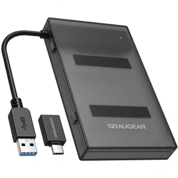 GRAUGEAR G-2603-AC Σταθμός σύνδεσης μονάδας αποθήκευσης USB 3.2 Gen 1 (3.1 Gen 1) Type-A Μαύρο (G-2603-AC)