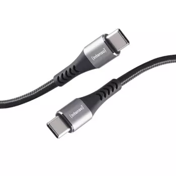Καλώδιο USB-C INTENSO 7901000 – 1,5 m, μαύρο, καλώδιο φόρτισης και δεδομένων USB-C σε USB-C