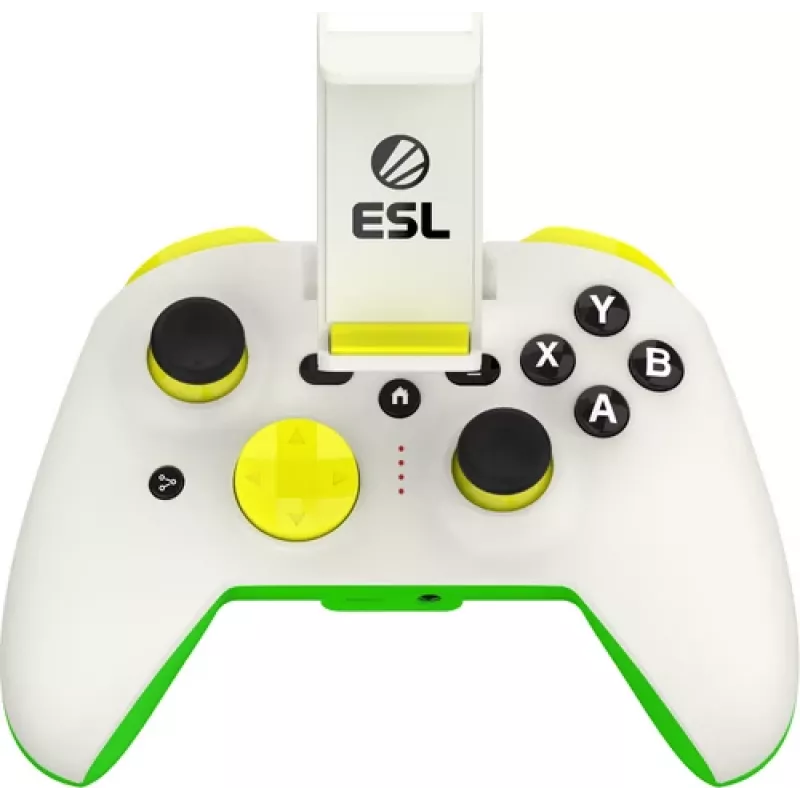 Gamepad RiotPWR RP1925ESL USB Type-C ενσύρματο πράσινο λευκό κίτρινο