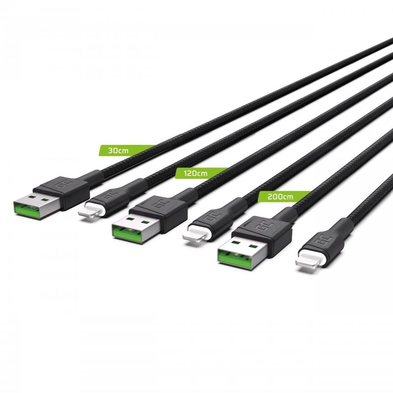 Σετ καλωδίων Lightning Green Cell KABGCSET04 30cm 120cm 200cm