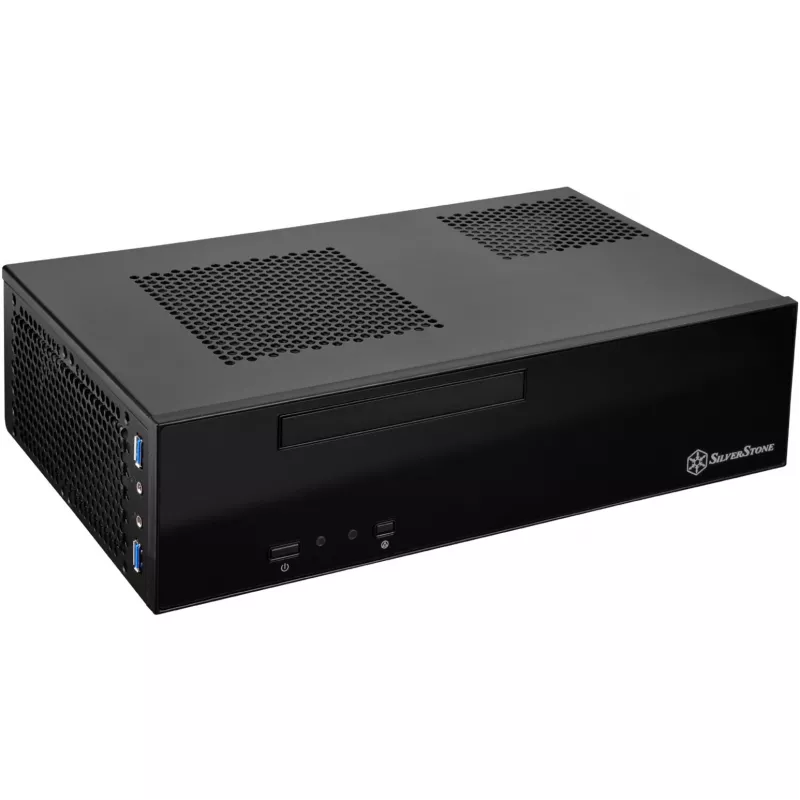 SilverStone MILO ML09 - Desktop - Mini-ITX - χωρίς τροφοδοτικό (SFX12V) - Μαύρο - USB/Audio (SST-ML09B)