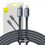 Καλώδιο κινητού Baseus CAJY000301 γκρι 2 m USB-C Lightning