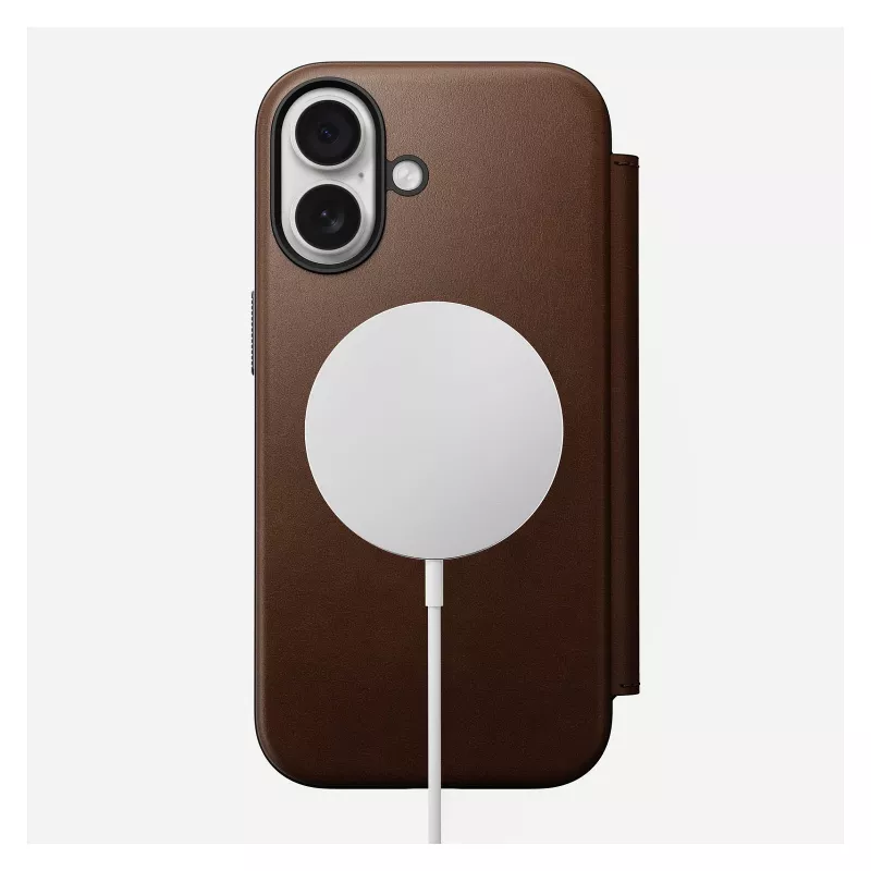 Θήκη folio κινητού Nomad NM014209858 για Apple iPhone 17, 16 cm (6,3 ίντσες), καφέ, 4 θήκες καρτών