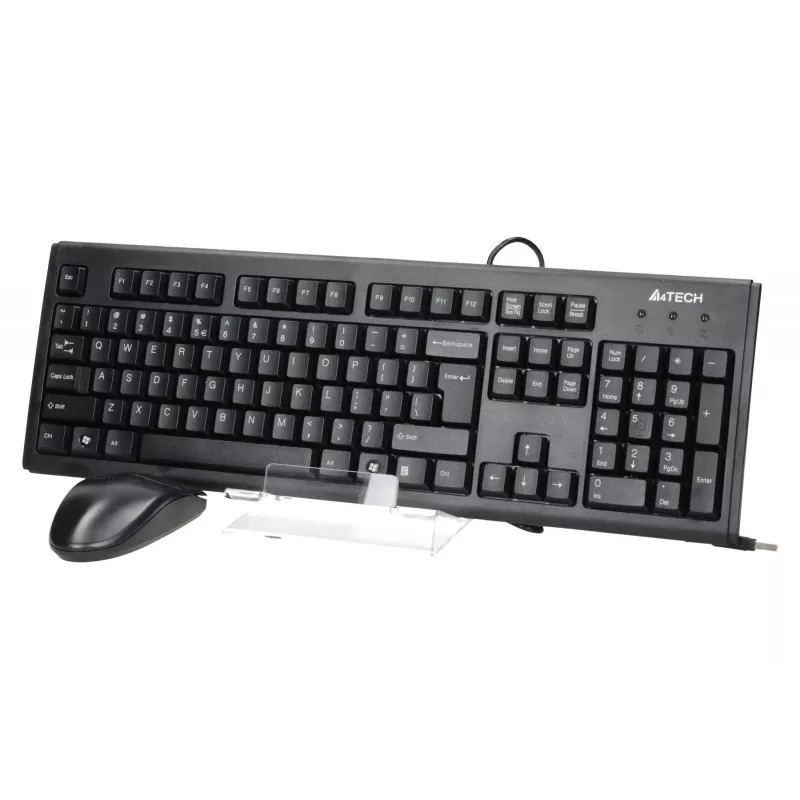 A4Tech KM-72620D - σετ πληκτρολογίου-ποντικιού - USB - US - μαύρο