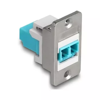 DeLOCK Μονάδα Keystone 90888 επίπεδη aqua ασημί λευκό LC