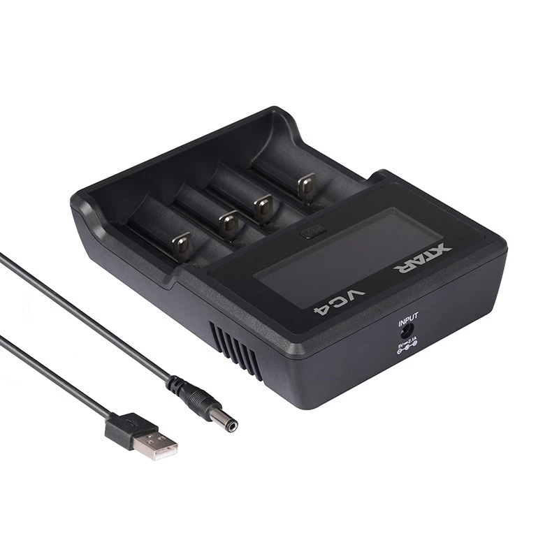 XTAR VC4 οικιακός φορτιστής μπαταριών USB