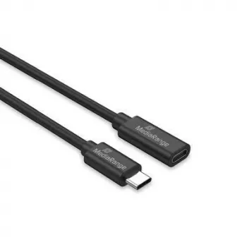 Καλώδιο USB-C σε USB-C MediaRange MRCS245 USB 3.2 Gen 1 (3.1 Gen 1) 2 m 5 Gbit/s 60 W μαύρο