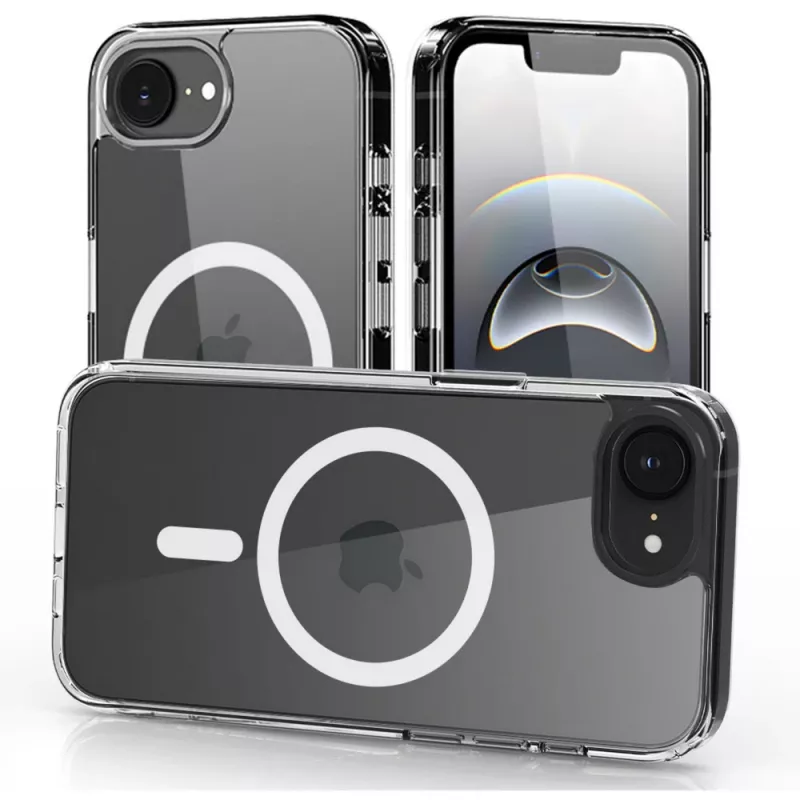 Nevox StyleShell SHOCKFlex - iPhone 16e/17e συμβατό με MagSafe διαφανές