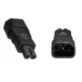 Προσαρμογέας καλωδίου Microconnect PE147AD C14 C7 μαύρο