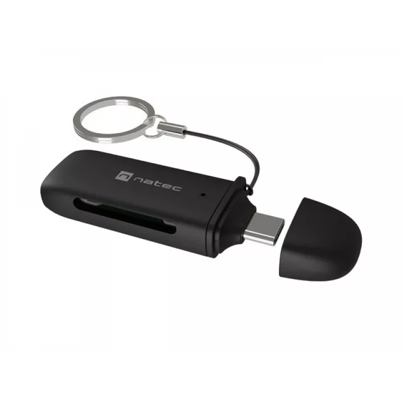 Αναγνώστης καρτών NATEC SCARAB C SD/Micro SD USB 3.2 Gen 1 Μαύρο (NCZ-2365)