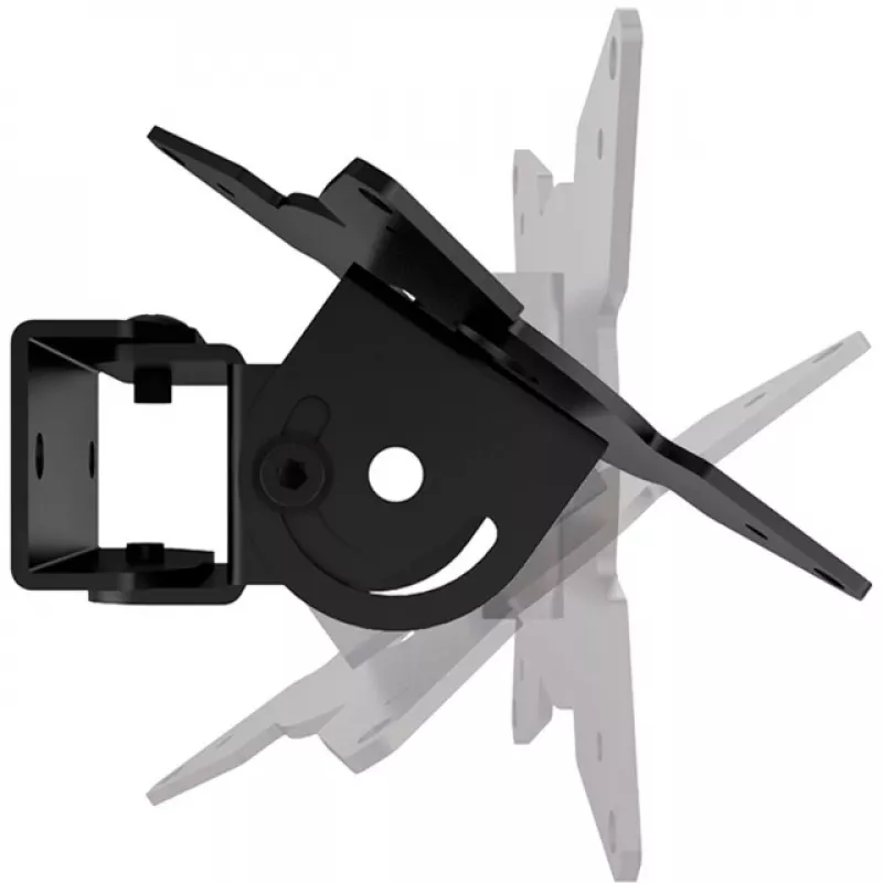 Βάση οθόνης Hagor 8714 32,8 cm (12,9 ίντσες) μαύρη τοίχου