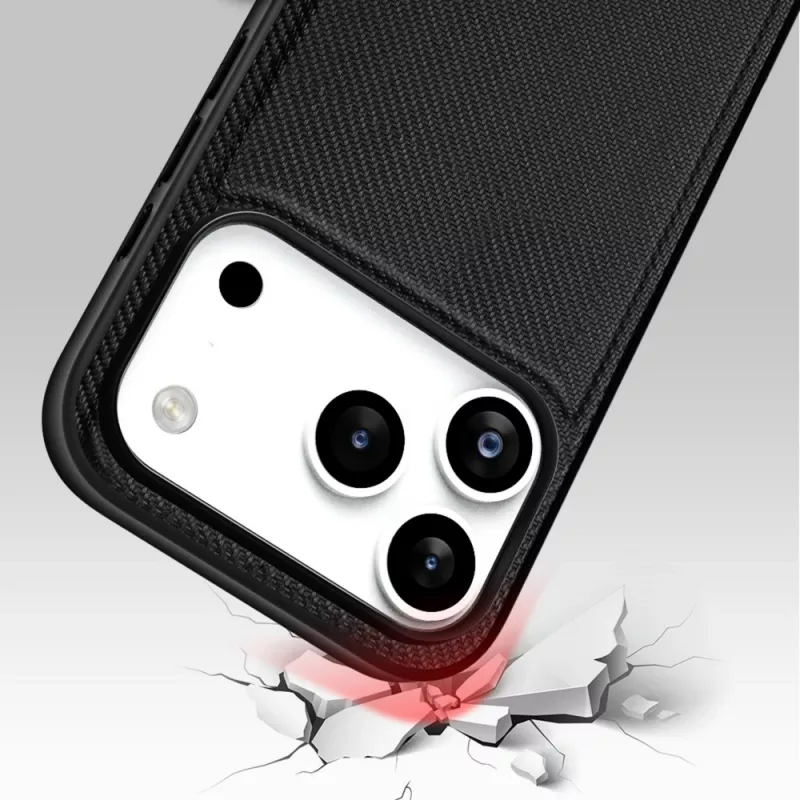 Nevox StyleShell NYLO 2528 Θήκη για iPhone 17 Pro, Μαύρο