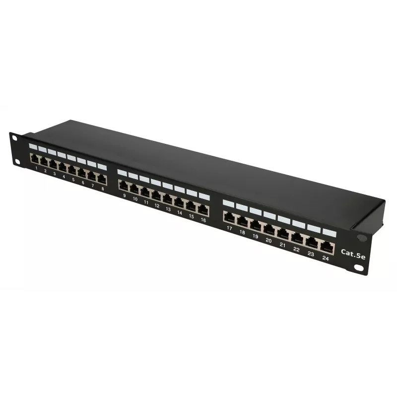 Patch Panel Extralink CAT5E STP V2 24 Θύρες