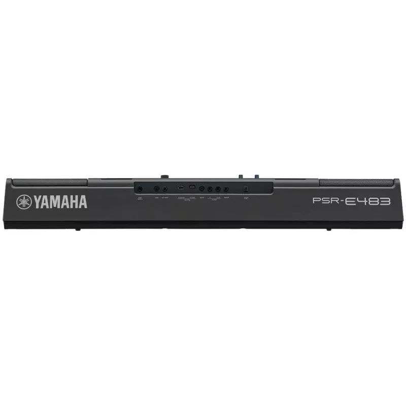 Πληκτρολόγιο YAMAHA PSR-E483 — φορητό arranger 61 πλήκτρων με δυναμική απόκριση και USB-MIDI
