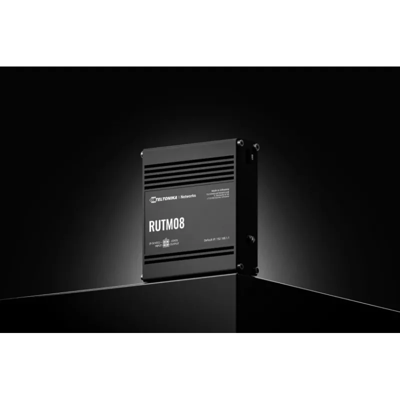 Teltonika RUTM08 ενσύρματος router Gigabit Ethernet μαύρο