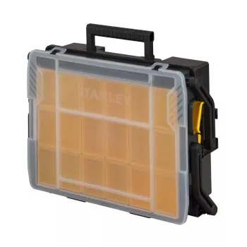 Οργανωτής μικροαντικειμένων Stanley Sortmaster Multilevel Organizer μαύρο διαφανές 400x420x315 mm