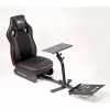 Racing Cockpit Subsonic SA5681 μαύρο κόκκινο τεχνητό δέρμα mesh μέταλλο