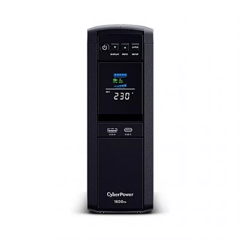 CyberPower CP1600EIPFCLCD Αδιάλειπτη παροχή ισχύος (UPS) Line-Interactive 1,6 kVA 1000 W 6 έξοδοι AC