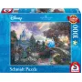 Schmidt Spiele 59472 Thomas Kinkade: Disney Σταχτοπούτα παζλ, 1000 κομματιών, 69,3 x 49,3 cm, κινούμενα σχέδια