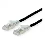 Datwyler Cat.6 H, AMP v2, μαύρο 3m Datwyler CU 7702 flex LS0H, AMP v2 (21.05.0535)