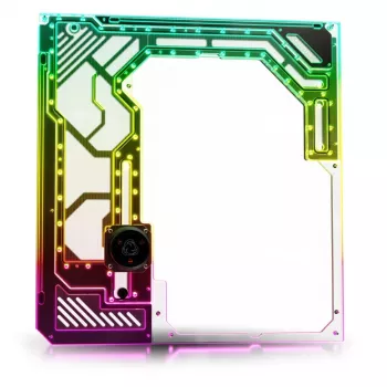 Πλαϊνό τμήμα κουτιού Singularity Spectre 4 Aevum Dual Loop Πλαϊνό τμήμα Ακρυλικό διαφανές μαύρο