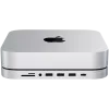 Satechi βάση και hub USB Type-C αλουμινίου για Apple Mac mini (ασημί)