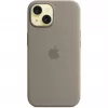 Θήκη σιλικόνης με MagSafe για iPhone 15 – Clay