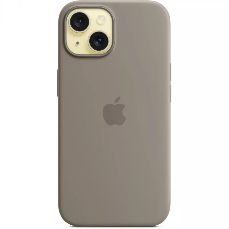 Θήκη σιλικόνης με MagSafe για iPhone 15 – Clay