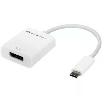 Προσαρμογέας USB, βύσμα USB-C > υποδοχή DisplayPort (Λευκό, 11 cm)