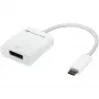 Προσαρμογέας USB, βύσμα USB-C > υποδοχή DisplayPort (Λευκό, 11 cm)