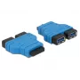 USB 3.0 Hub DeLOCK 65670 μαύρο μπλε