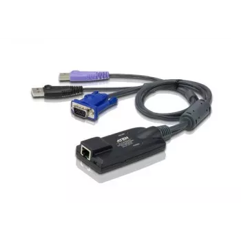 ATEN USB - VGA σε Cat5e/6 καλώδιο προσαρμογέα KVM (μονάδα CPU), με αναγνώστη smartcard & υποστήριξη Virtual Media