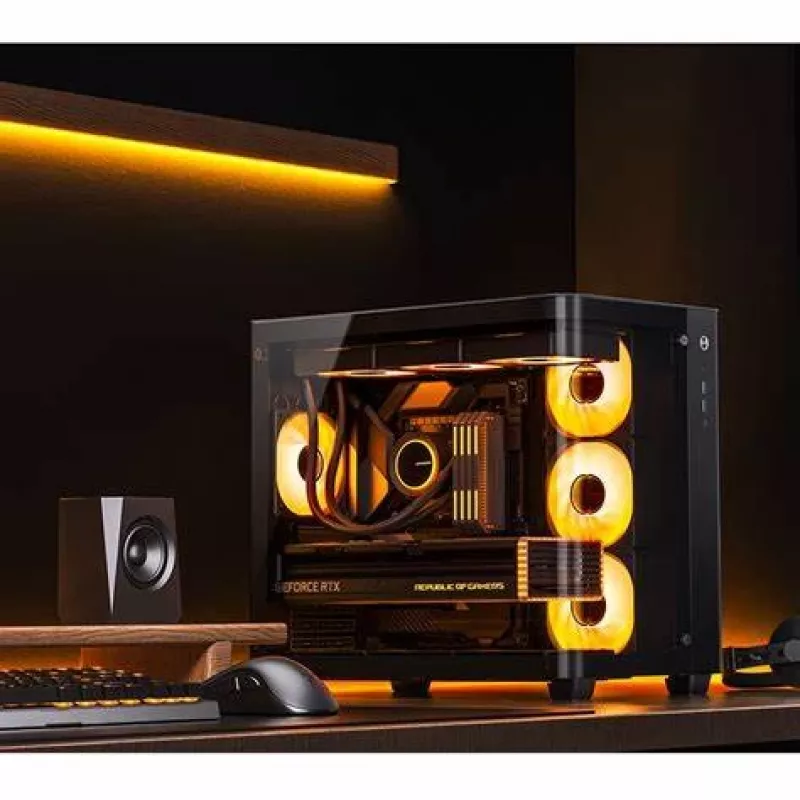 Κουτί υπολογιστή Jonsbo TK-3 ATX Μαύρο