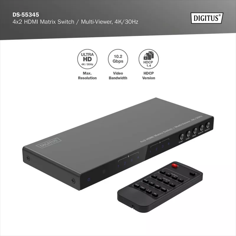 Διακόπτης μήτρας HDMI DS-55345