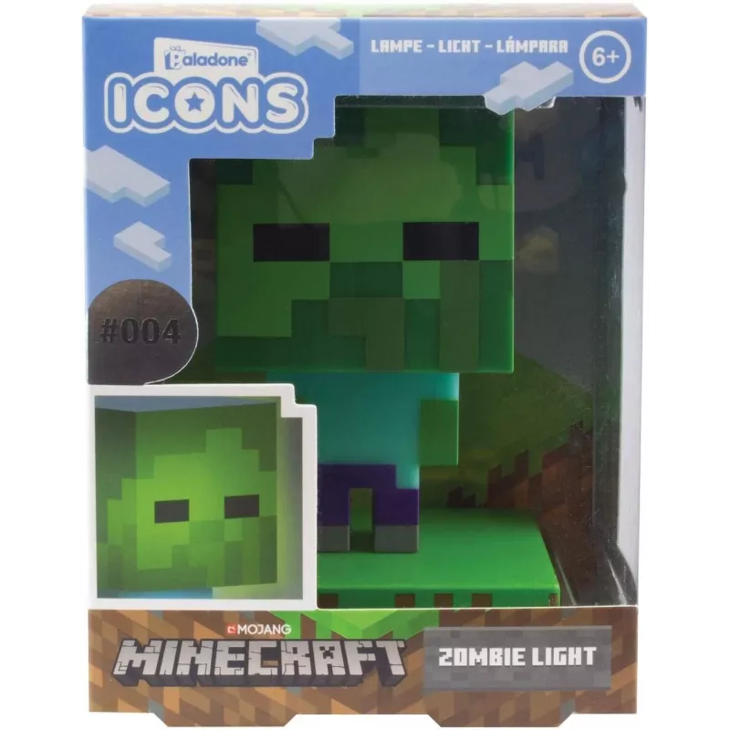 Επιτραπέζιο φωτιστικό Paladone Light Paladone Minecraft Zombie Light PP6592MCFV4 LED