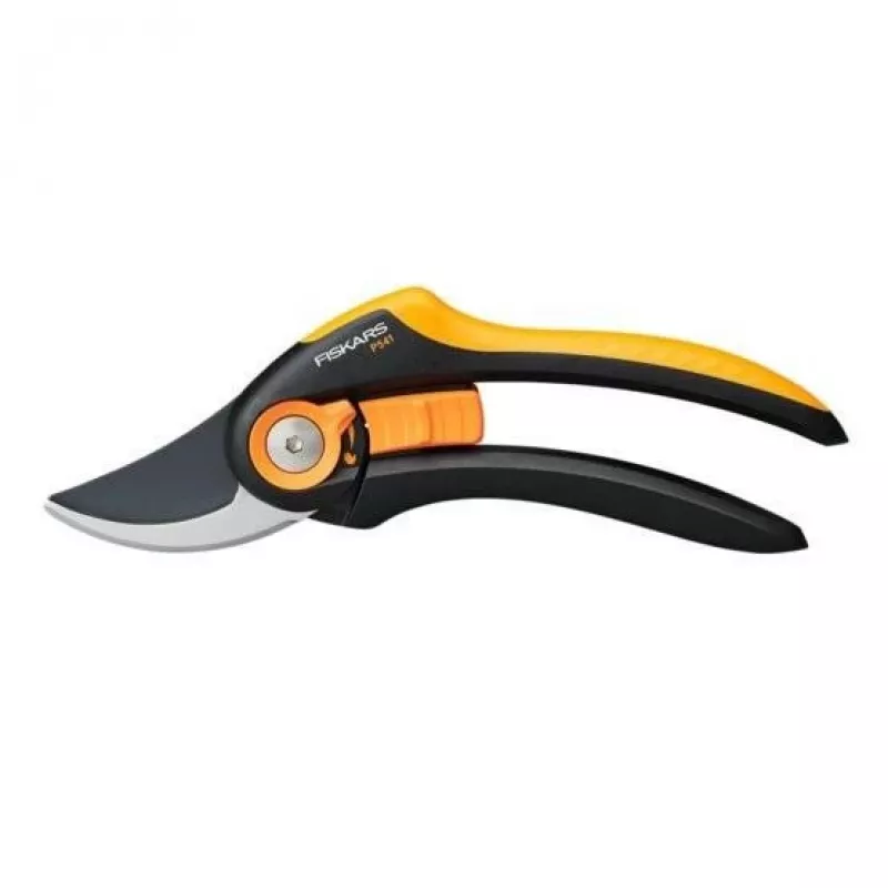 Fiskars Plus SmartFit P541 ψαλίδι κήπου bypass μαύρο, πορτοκαλί
