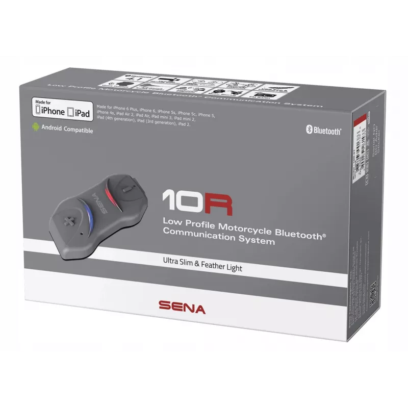 Headset Sena SENA 10R Single μαύρο 10R-02