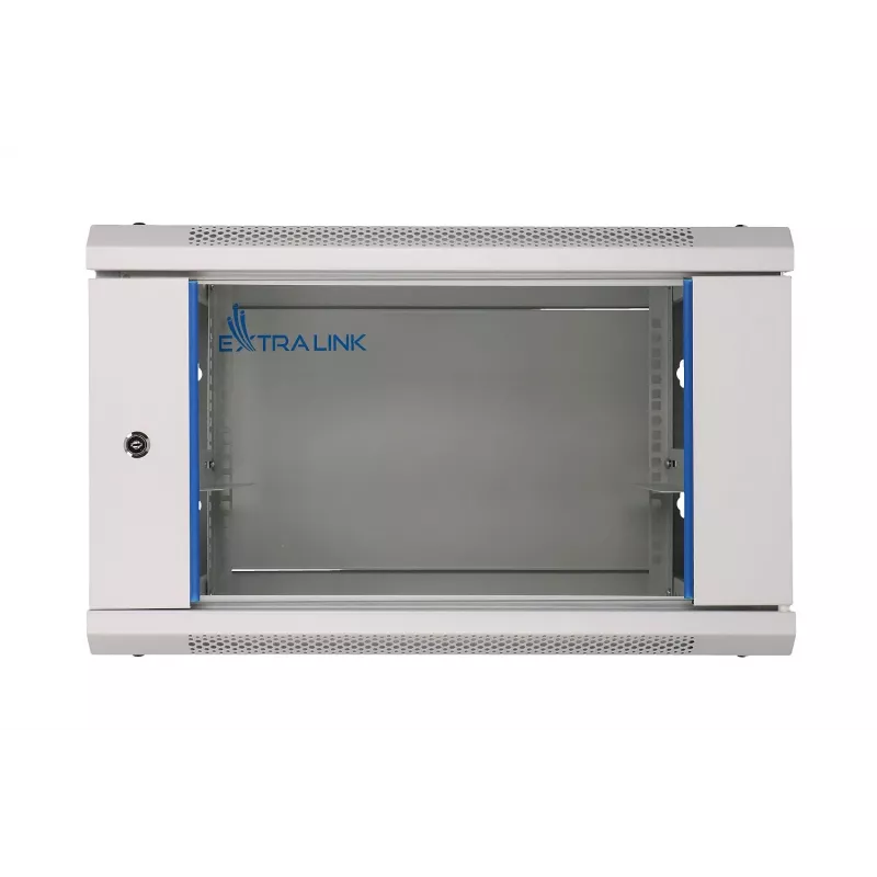 Extralink επιτοίχιο κουτί 6U 600x600 γκρι