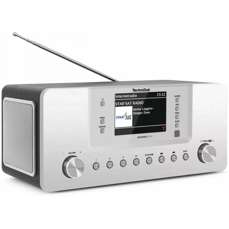 TechniSat DigitRadio 574 IR - σύστημα ήχου - 2 x 5 Watt - ασημί (0001/2951)