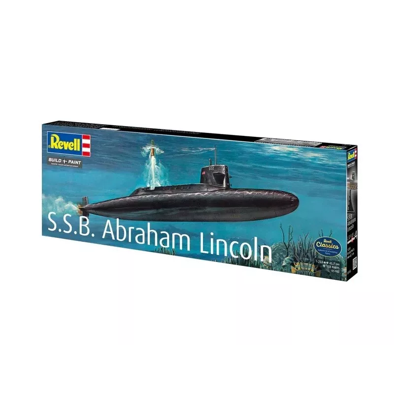 Πλαστικό μοντέλο πλοίου REVELL S.S.B. Abraham Lincoln 1/253 κλίμακα κιτ