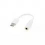 Sbox 3,5 mm θηλυκή -> USB-C αρσενικό AD.TYPEC-3,5mm
