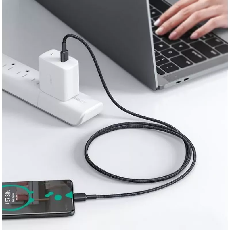 Καλώδιο USB-C Aukey CB-CD45 0,9 m – USB Type-C σε USB-A, υποστήριξη Quick-Charge