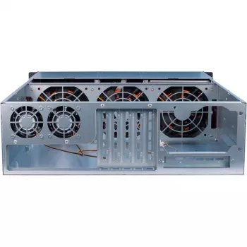 Inter-Tech 3U-30255 Rack μαύρο, ανοξείδωτο ατσάλι