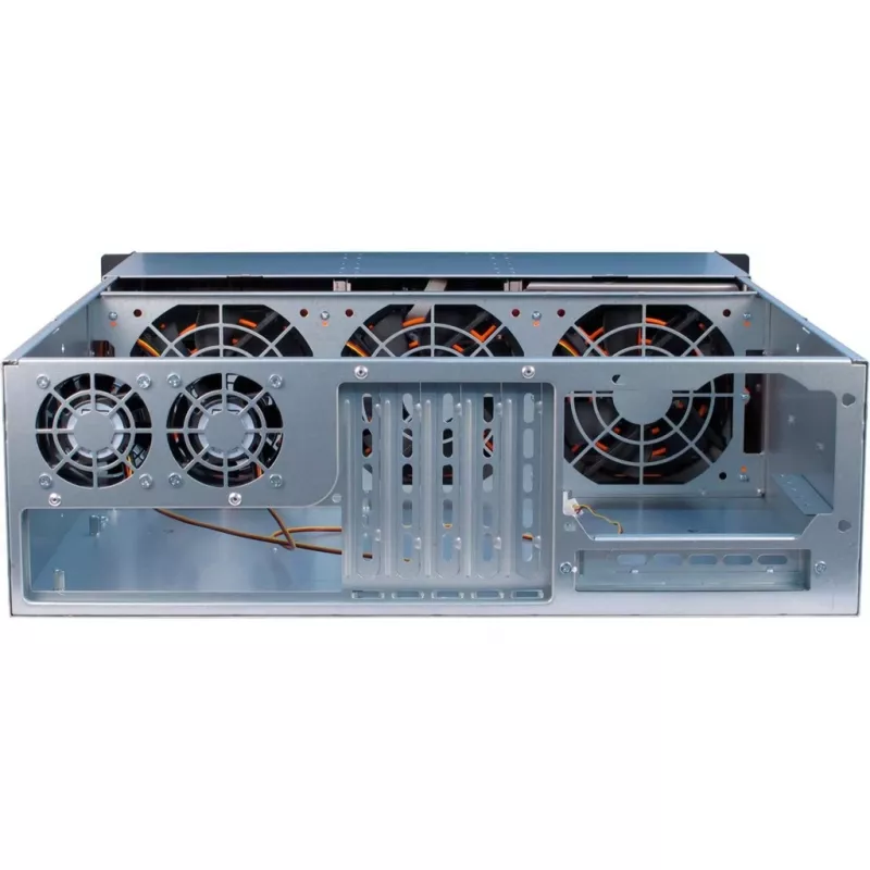 Inter-Tech 3U-30255 Rack μαύρο, ανοξείδωτο ατσάλι