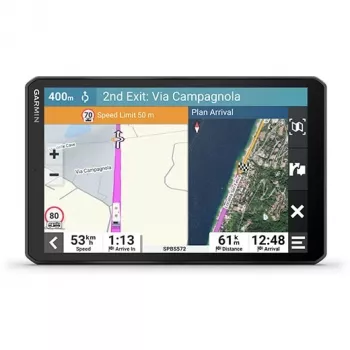 Navigator GARMIN Camper 895 ενσωματωμένο 8 ίντσες οθόνη TFT 1280x800, 32 GB, microSD, εσωτερική κεραία, οθόνη αφής, μαύρο