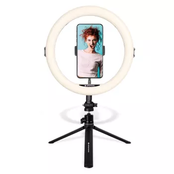 Agfa Arl11 Ring Light 120 LED Ring Vlog + τρίποδο + τηλεχειριστήριο