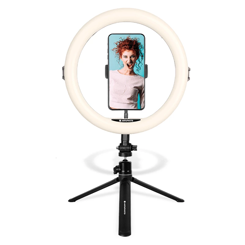 Agfa Arl11 Ring Light 120 LED Ring Vlog + τρίποδο + τηλεχειριστήριο